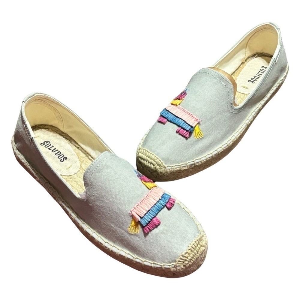 Soludos new pale blue gray alpaca new size 6.5